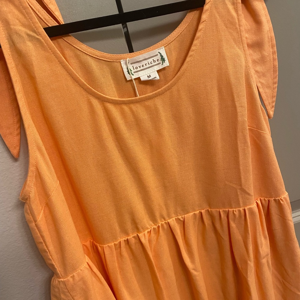 Peachy orange Vici dress